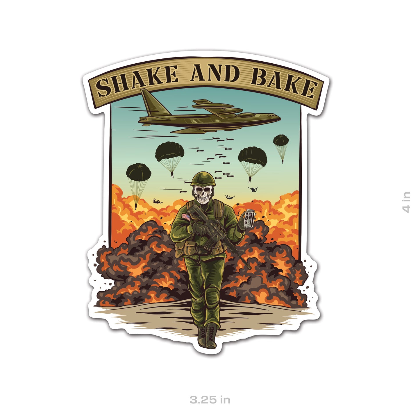 Shake and Bake Sticker