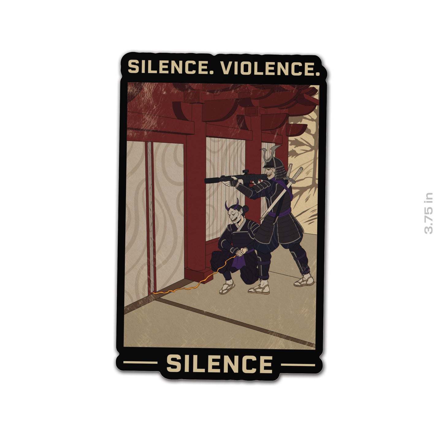 Silence Violence Silence Sticker