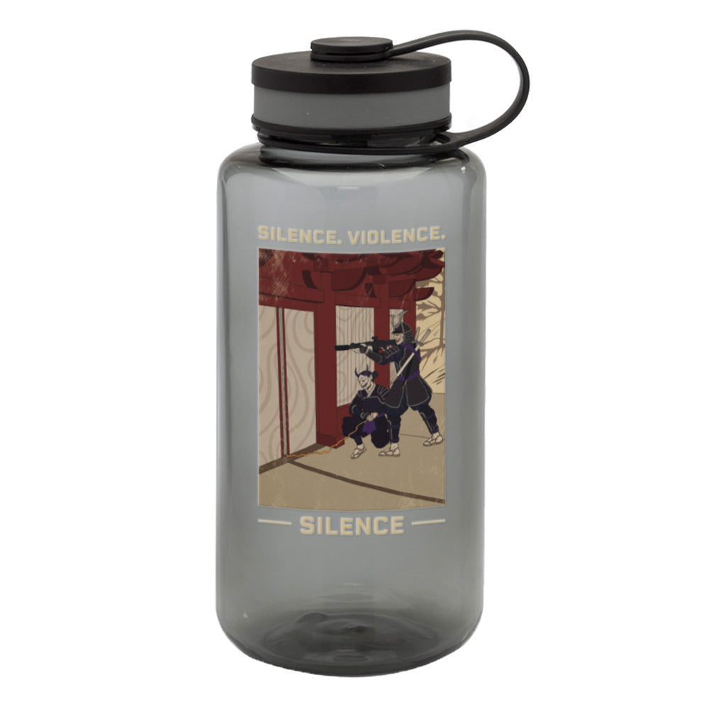 Silence Violence Silence UV Water Bottle